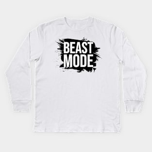 Beast mode Kids Long Sleeve T-Shirt